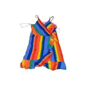 GB Girls Rainbow Striped Dress